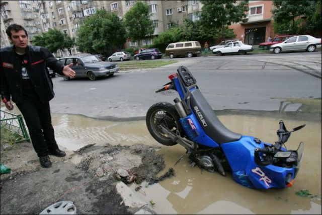 Σοκαριστικό ατύχημα με μηχανή