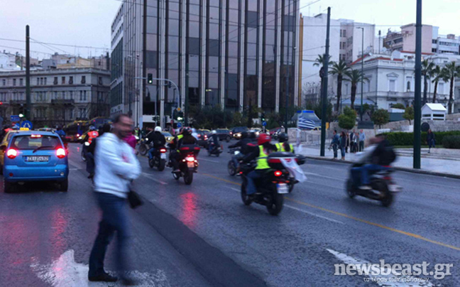 Κλειστή η Αμαλίας στο Σύνταγμα