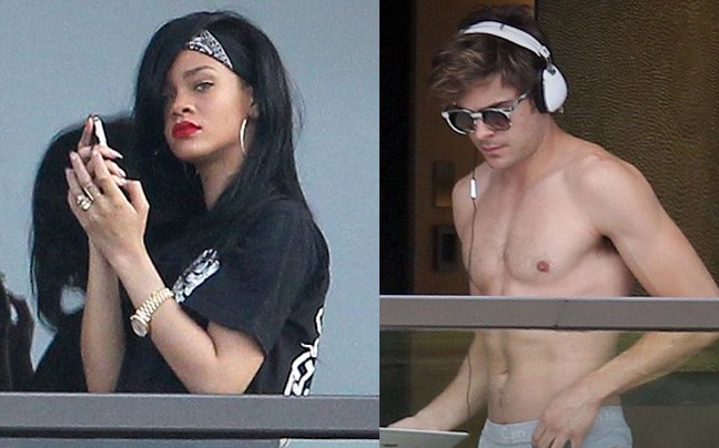 Στο ίδιο ξενοδοχείο Rihanna και Zac Efron