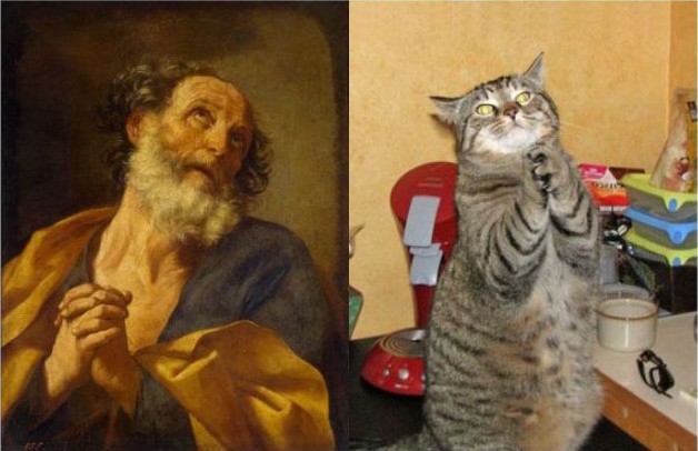 Όταν οι γάτες αναπαριστούν διάσημους πίνακες