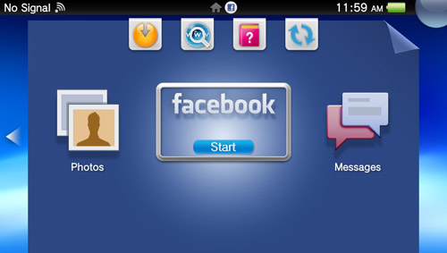 Aναβάθμιση του Facebook στο PS Vita