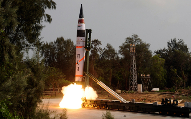 Δοκιμή πυραύλου μεγάλου βεληνεκούς από την Ινδία