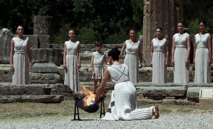 Όλα έτοιμα για την αφή της Ολυμπιακής Φλόγας