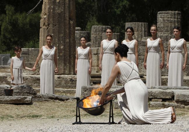 Άναψε η Ολυμπιακή Φλόγα