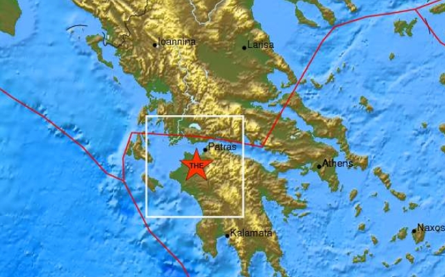 Σεισμός 4,4 Ρίχτερ κοντά στον Πύργο