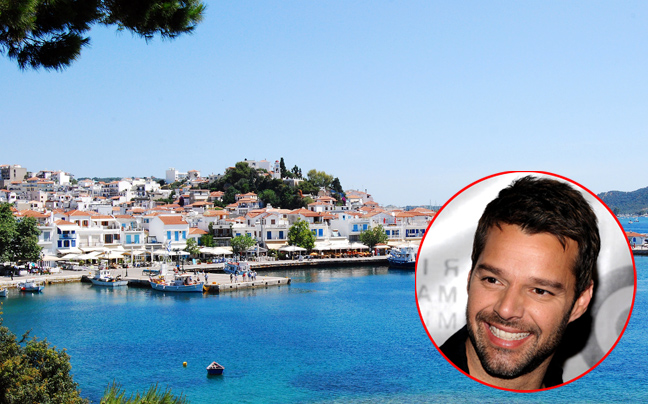 Στη Σκιάθο για τo gay festival o Ricky Martin