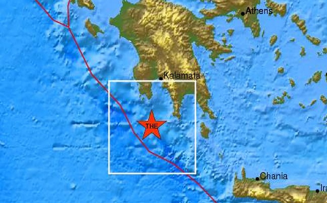 Σεισμός 3,1 ρίχτερ νότια της Κορώνης