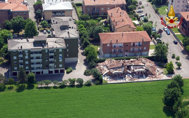 Αεροφωτογραφίες από το σεισμό στην Ιταλία