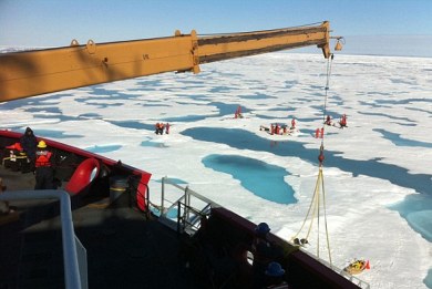 Ραγδαία συρρίκνωση των πάγων στην Αρκτική