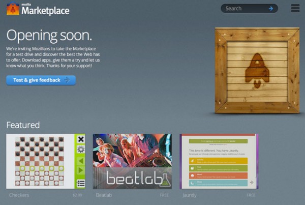 To Mozilla Marketplace ξεκίνησε τη λειτουργία του