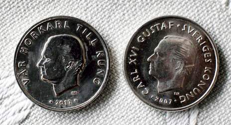 Κάλπικα νομίσματα χλευάζουν το σουηδό βασιλιά
