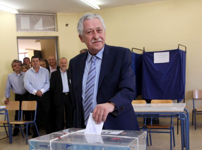 Στο Περιστέρι ψηφίζει ο Φώτης Κουβέλης