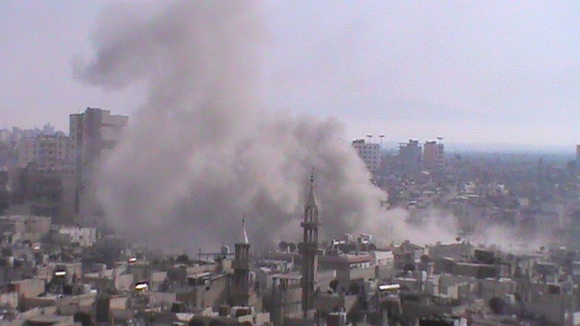 Ο στρατός βομβαρδίζει και πάλι συνοικίες της Δαμασκού