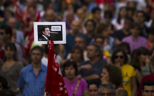 Στους δρόμους κατά της λιτότητας οι Ισπανοί