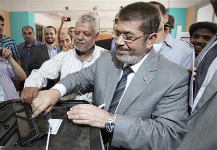 Αντιδράσεις μετά την εκλογή Μόρσι στην Αίγυπτο