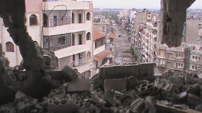 Έκκληση για σωτηρία από τους κατοίκους της Χομς