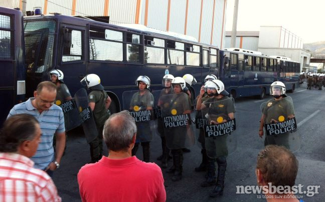 Ξύλο και χημικά στη Χαλυβουργία!