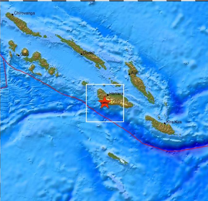 Σεισμός 6,5 Ρίχτερ στα Νησιά του Σολομώντα
