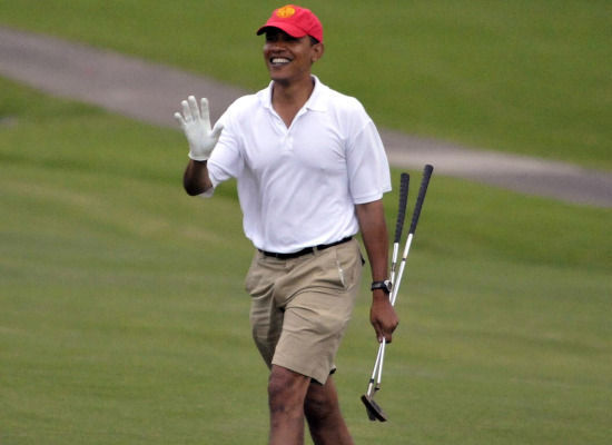 Γενέθλια με γκολφ για τον Ομπάμα