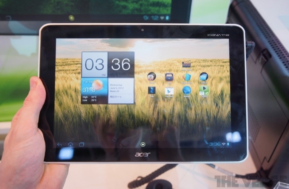 Με Android Jelly Bean το Acer Iconia Tab A110;