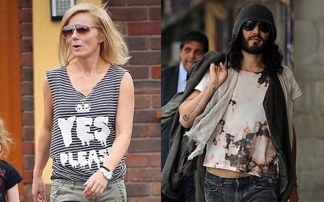 Ο Russel Brand ζευγάρι με την Geri Halliwell