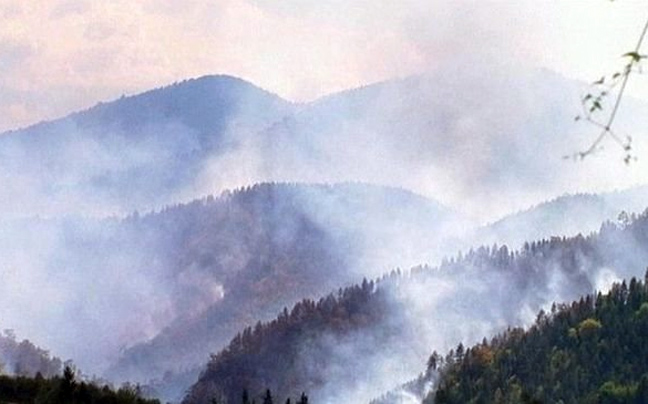 Εξαπλώνεται προς τη Βοσνία η φωτιά στο όρος Τάρα