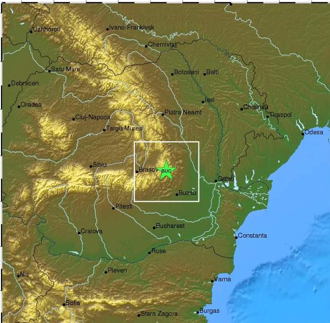 Δύο σεισμικές δονήσεις στη Ρουμανία