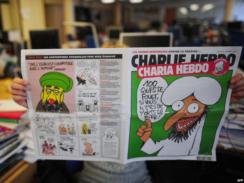 Σκίτσα του Μωάμεθ θα δημοσιεύσει το περιοδικό Charlie Hebdo