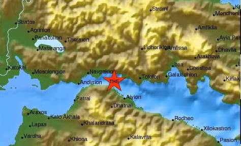 Σεισμός 4 Ρίχτερ κοντά στο Αίγιο