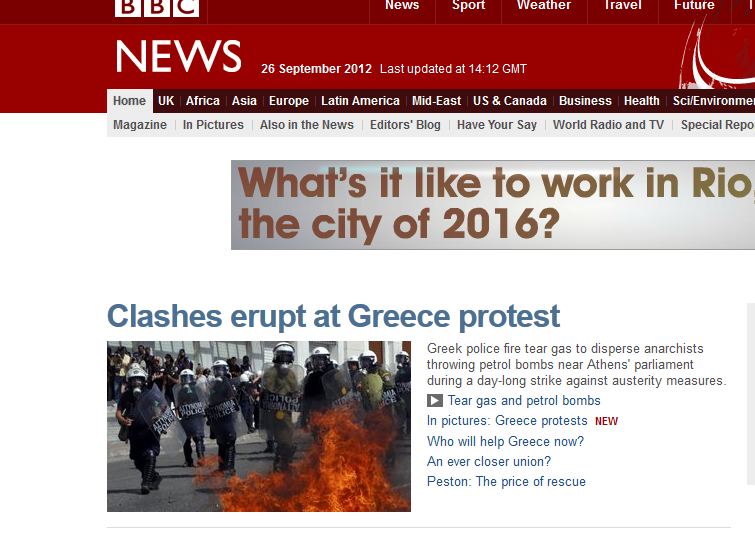 «Στους δρόμους χιλιάδες Έλληνες κατά της λιτότητας»