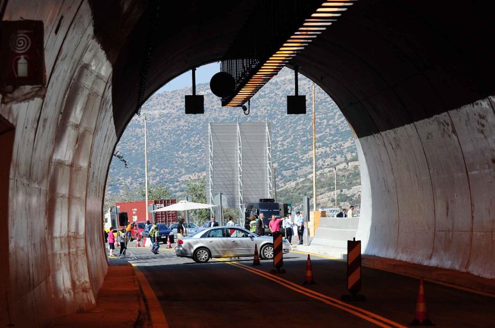 Κλειστό την επόμενη εβδομάδα μέρος σήραγγας στην Τρίπολη