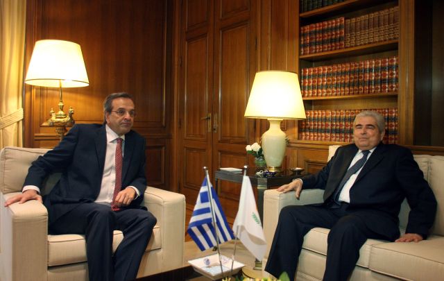 Έφθασε στην Κύπρο ο Αντώνης Σαμαράς