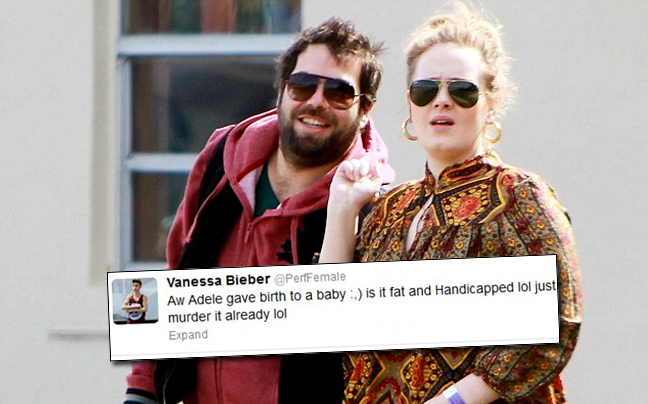 Βρίζουν το νεογέννητο μωρό της Adele στο twitter