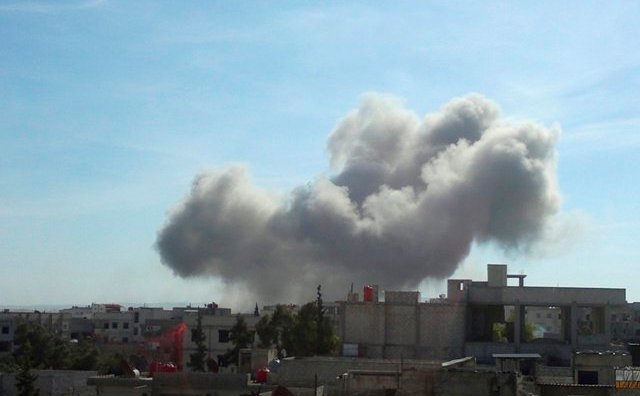 Σφαγή αμάχων από βομβαρδισμό στη Δαμασκό