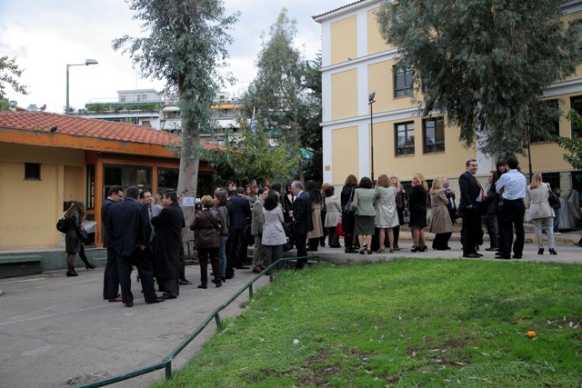 Συγκέντρωση διαμαρτυρίας δικαστικών στην Ευελπίδων