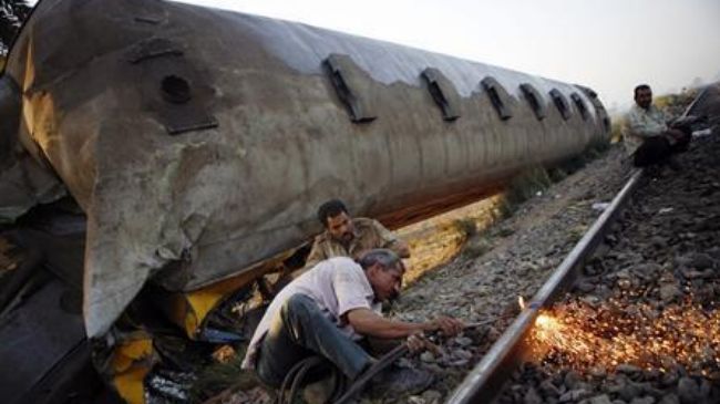 Μετωπική σύγκρουση τρένων στην Αίγυπτο