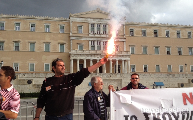 Στη Βουλή κατέληξε η πορεία της ΠΟΕ &#8211; ΟΤΑ