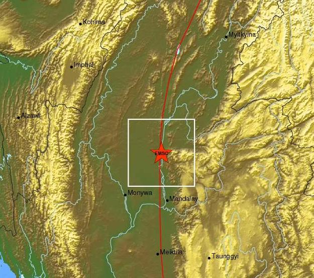 Σεισμός 6,6 Ρίχτερ στη Μιανμάρ