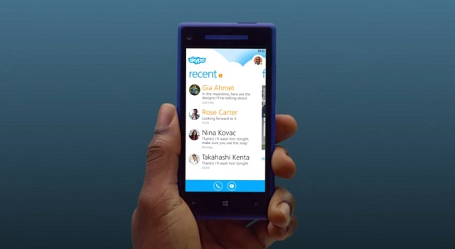 Κυκλοφόρησε η preview έκδοση του Skype για WP8