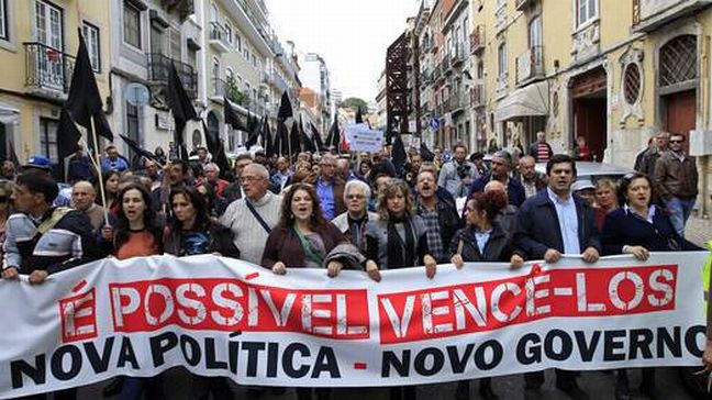 Η Ευρώπη διαδηλώνει κατά της λιτότητας