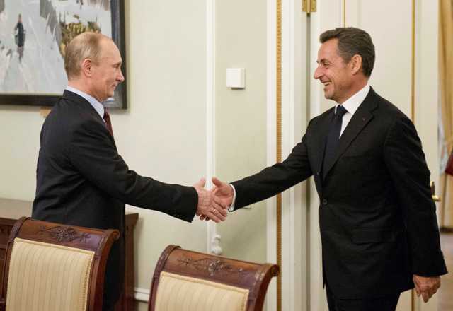 Συνάντηση Πούτιν με Σαρκοζί