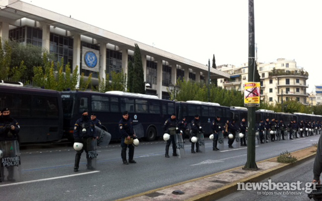 Στην αμερικανική πρεσβεία η πορεία