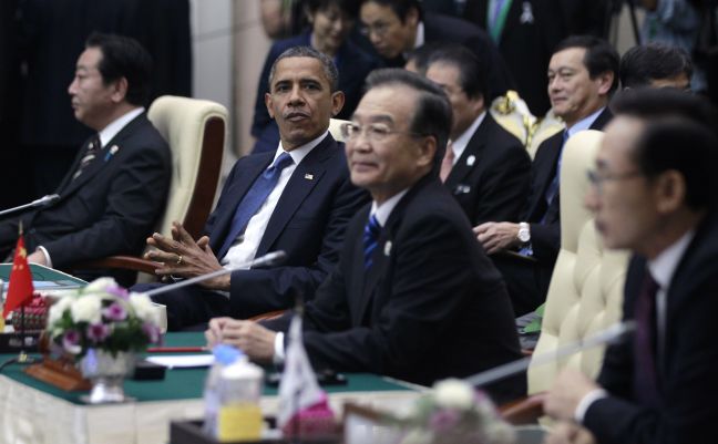 Συνάντηση Ομπάμα με την κινέζικη και ιαπωνική ηγεσία