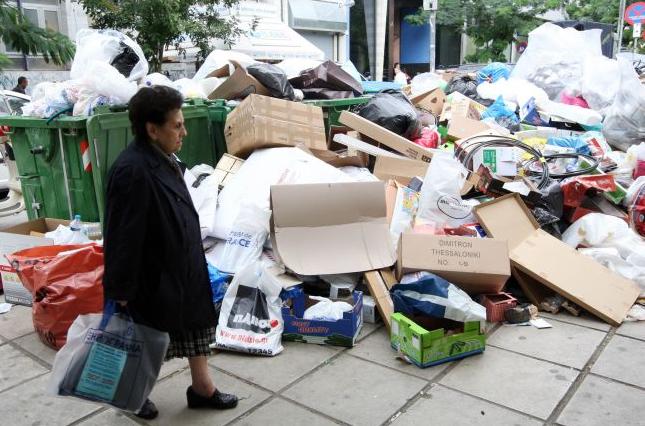 Τρεις χιλιάδες τόνοι σκουπιδιών στη Θεσσαλονίκη