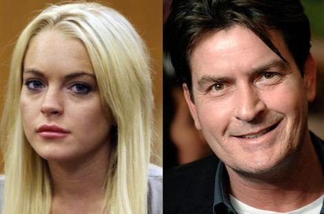 Ο Charlie Sheen «ξελάσπωσε» την Lindsay Lohan