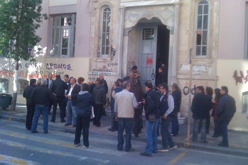Ένταση στο δικαστήριο για τη σύλληψη των καταληψιών