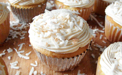 Cupcakes με ινδική καρύδα