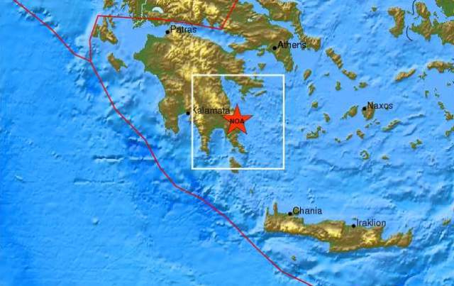 Σεισμός 4,5 Ρίχτερ στη Σπάρτη