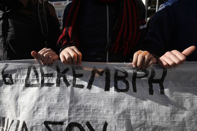 Ηρεμία στην πορεία για τον Γρηγορόπουλο στην Κρήτη