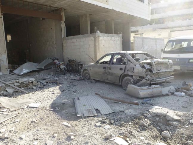Επίθεση με παγιδευμένο αυτοκίνητο στη Δαμασκό